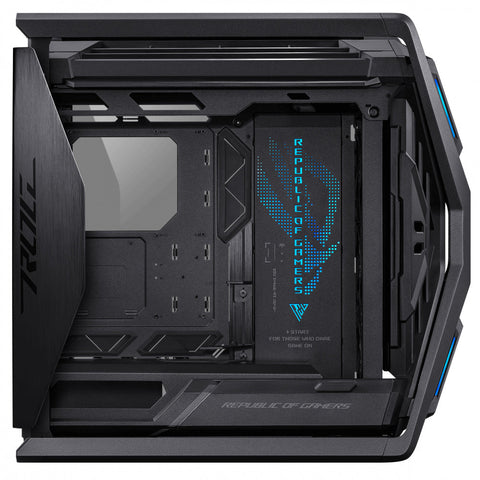 Gabinete Asus Gr701 Negro, Pwm Fan, M-Atx, Atx, Mitx, Sin Fuente