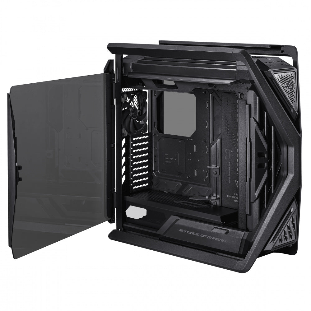 Gabinete Asus Gr701 Negro, Pwm Fan, M-Atx, Atx, Mitx, Sin Fuente