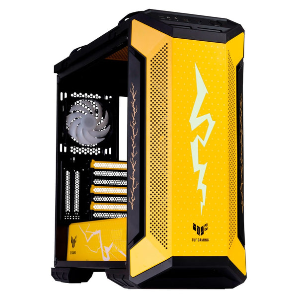 Gabinete Asus Gt501 Tuf Gaming Case, Yellow, Handle Demon Slayer