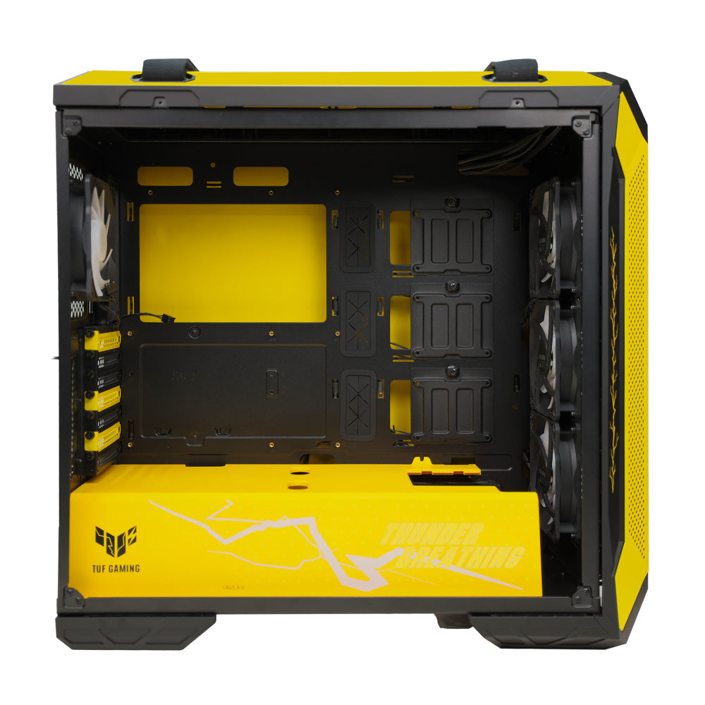 Gabinete Asus Gt501 Tuf Gaming Case, Yellow, Handle Demon Slayer