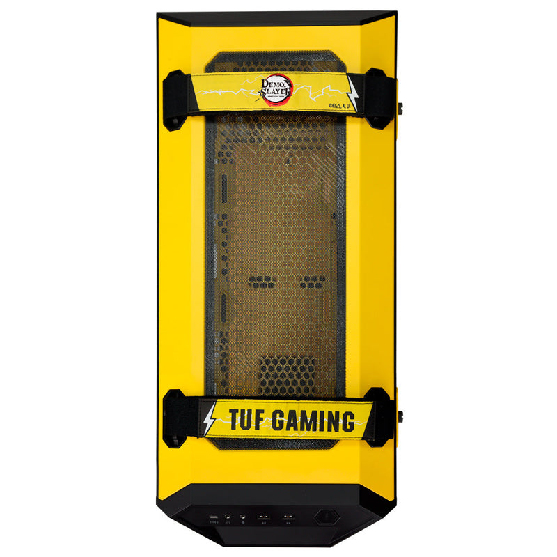 Gabinete Asus Gt501 Tuf Gaming Case, Yellow, Handle Demon Slayer