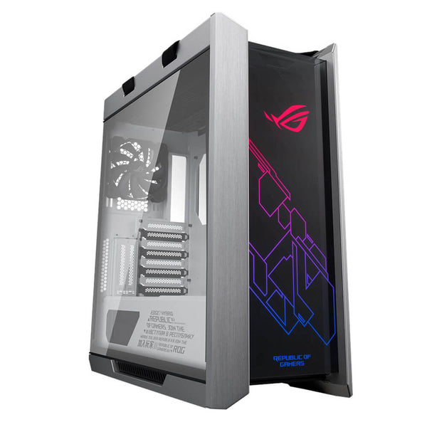 Gabinete Asus Gx601 Rog Strix Helios White E-Atx, Atx, Rgb,  Aura Sync