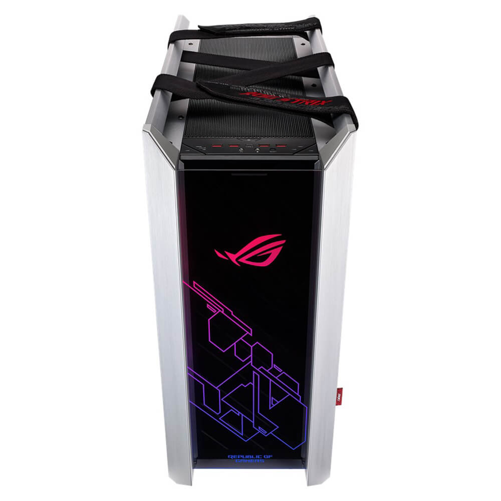 Gabinete Asus Gx601 Rog Strix Helios White E-Atx, Atx, Rgb,  Aura Sync