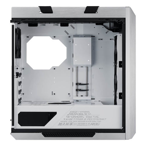 Gabinete Asus Gx601 Rog Strix Helios White E-Atx, Atx, Rgb,  Aura Sync