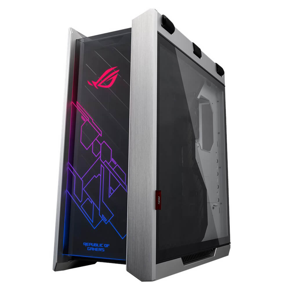 Gabinete Asus Gx601 Rog Strix Helios White E-Atx, Atx, Rgb,  Aura Sync