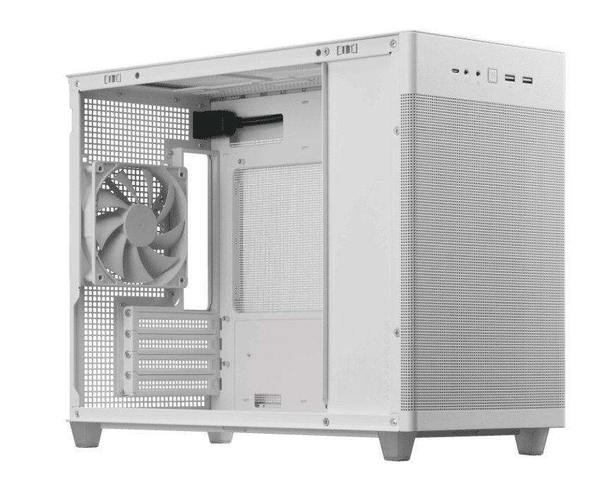 GABINETE ASUS PRIME AP201 MICROATX MESH WHITE EDITION