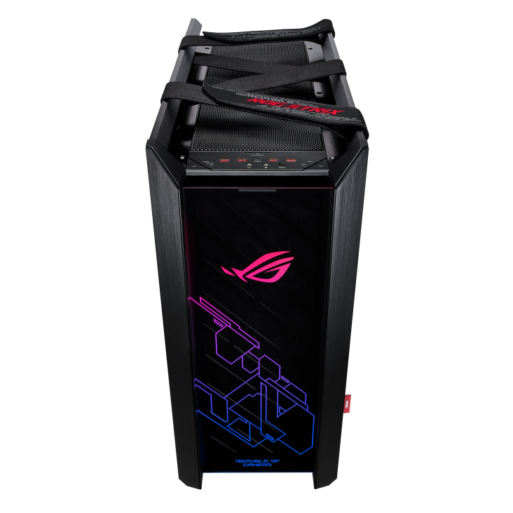Gabinete Asus Rog Strix Helios Gx601 Negro, E-Atx, Atx, Rgb, Aura Sync