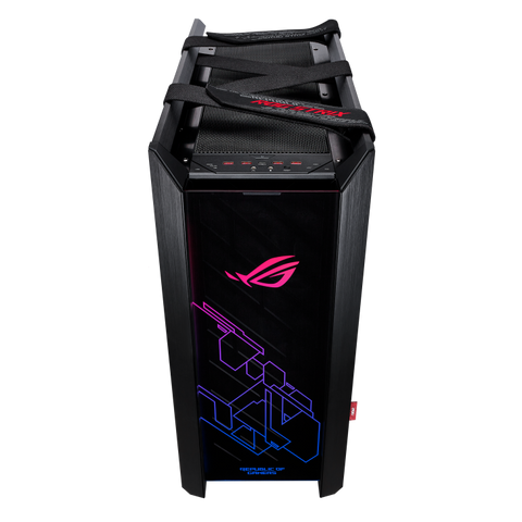 Gabinete Asus Rog Strix Helios Gx601 Negro, E-Atx, Atx, Rgb, Aura Sync