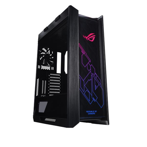 Gabinete Asus Rog Strix Helios Gx601 Negro, E-Atx, Atx, Rgb, Aura Sync