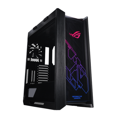Gabinete Asus Rog Strix Helios Gx601 Negro, E-Atx, Atx, Rgb, Aura Sync