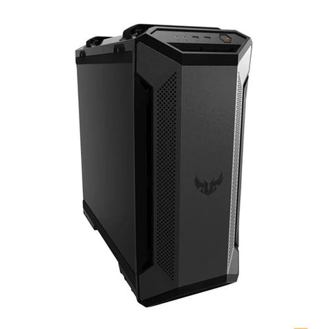 Gabinete ASUS TUF Gaming GT501 con Ventana RGB, Midi Tower, ATX/EATX/Micro ATX/Mini-ITX, USB 3.1, sin Fuente, 4 Ventiladores Instalados, Negro