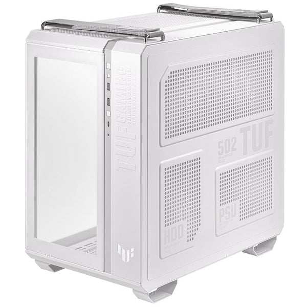 Gabinete Asus Tuf Gaming Gt502 White Cristal Templado Media Torre