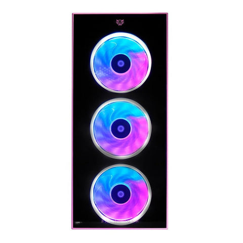 Gabinete Balamrush Dragonfly Rosa Atx-Matx 3fan Rgb Usb 3.0 Br-932806