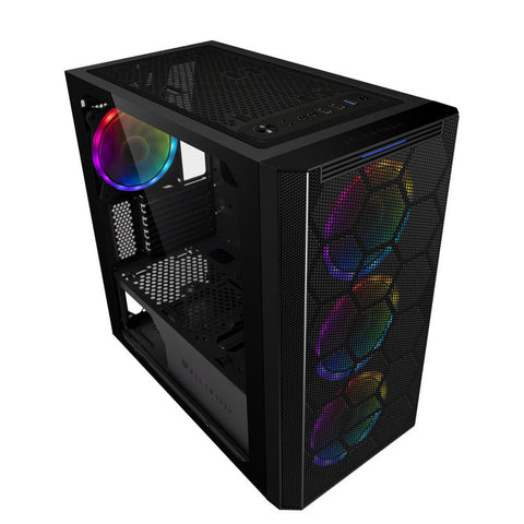 Gabinete Balamrush Nemesis M-Atx M-Itx Argb 2xusb 3.0 Negro Br-931298