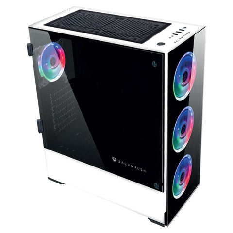 Gabinete Balamrush Thinos E-Atx Rgb Usb 3.0 Cristal Blanco Br-932264