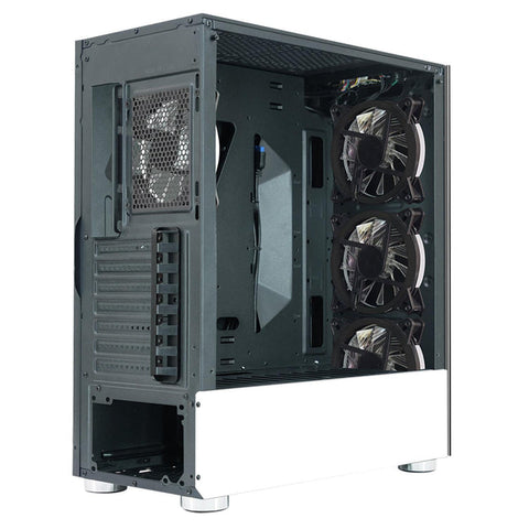 Gabinete Balamrush Thinos E-Atx Rgb Usb 3.0 Cristal Blanco Br-932264