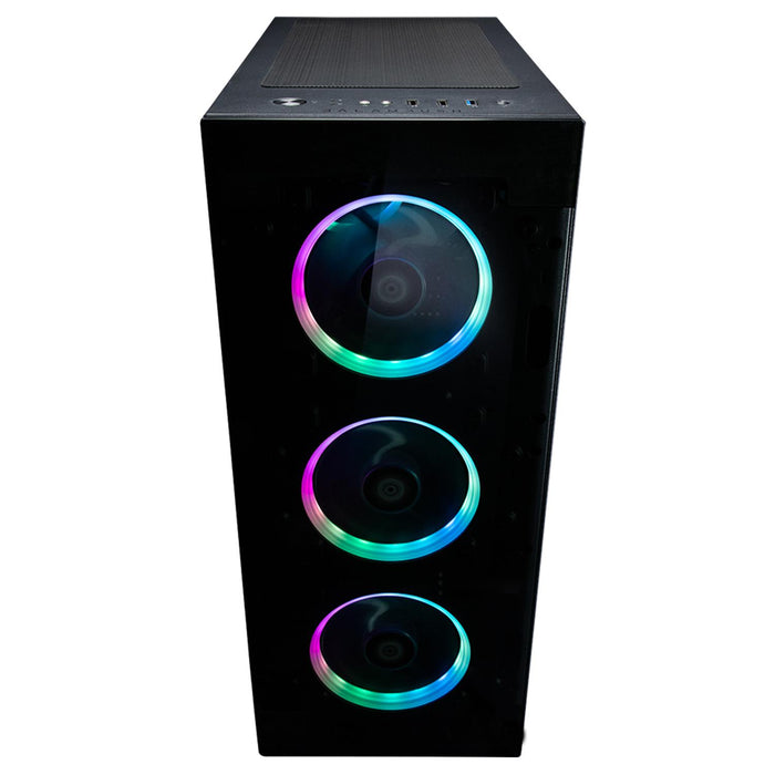 Gabinete Balamrush Thinos E-Atx Rgb Usb 3.0 Cristal Negro Br-932271
