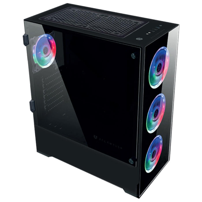Gabinete Balamrush Thinos E-Atx Rgb Usb 3.0 Cristal Negro Br-932271