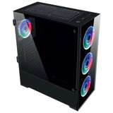 Gabinete Balamrush Thinos E-Atx Rgb Usb 3.0 Cristal Negro Br-932271