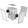 Gabinete Corsair 3000D Airflow Cc-9011252-Ww Mt White 2Xsp120 Tg