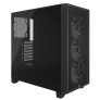 Gabinete Corsair 3000D Airflow Rgb Cc-9011255-Ww Mt Black 3Xar120 Tg