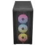 Gabinete Corsair 3000D Airflow Rgb Cc-9011255-Ww Mt Black 3Xar120 Tg