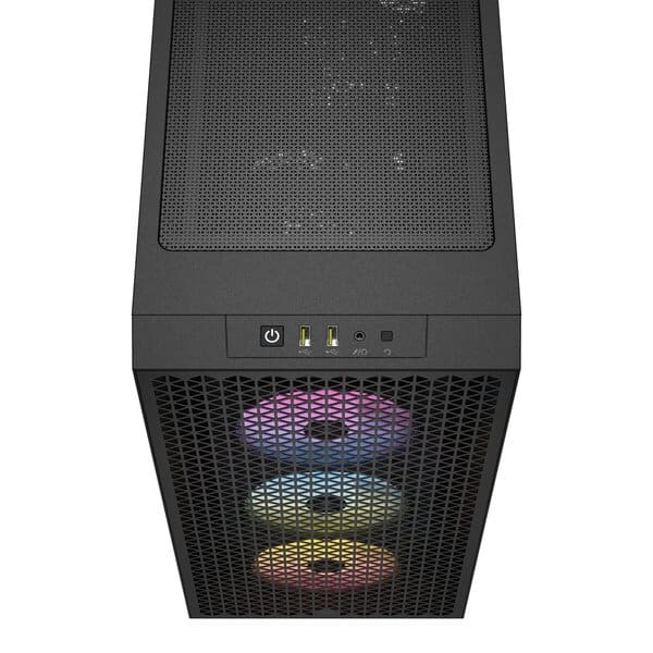 Gabinete Corsair 3000D Airflow Rgb Cc-9011255-Ww Mt Black 3Xar120 Tg