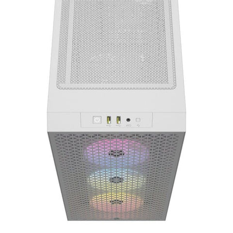 Gabinete Corsair 3000D Airflow Rgb Cc-9011256-Ww Mt White 3Xar120 Tg