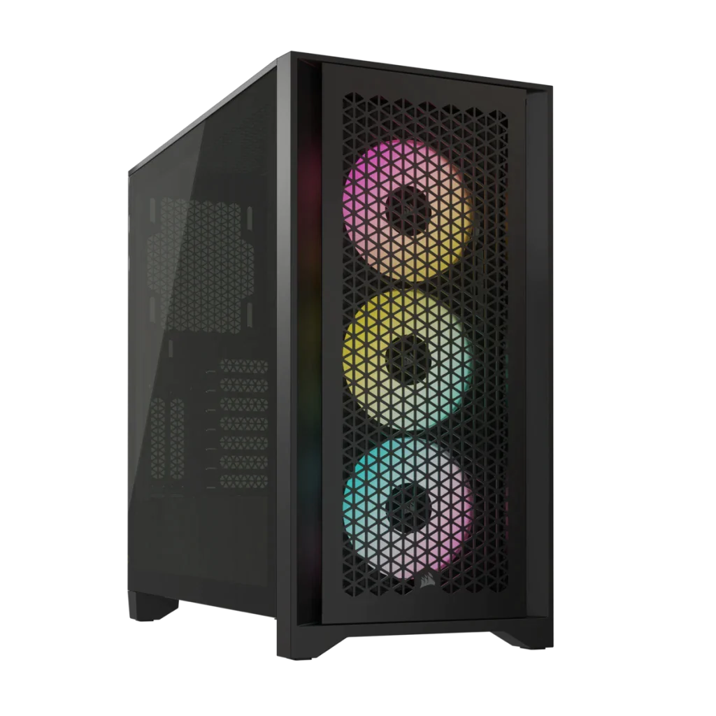 Gabinete Corsair Icue 4000D Rgb Airflow Mid-Tower Black Cc-9011240-Ww