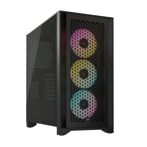 Gabinete Corsair Icue 4000D Rgb Airflow Mid-Tower Black Cc-9011240-Ww