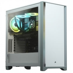Gabinete Corsair Icue 4000d White Tg Atx Cc-9011199-Ww