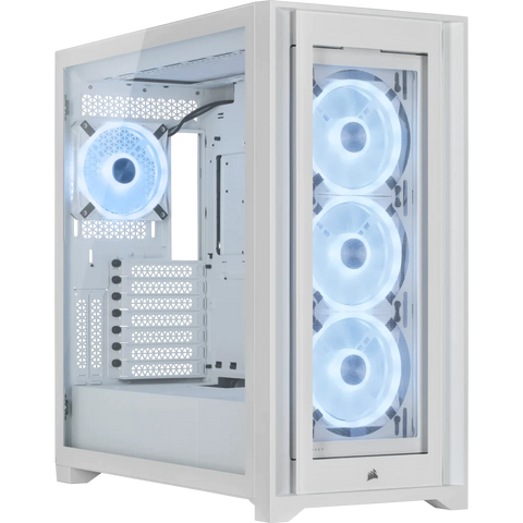 Gabinete Corsair Icue 5000X Rgb Se Tg, White Cc-9011233-Ww