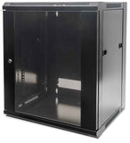 Gabinete De 19 Para Pared 6u Intellinet Flatpack Negro 711715