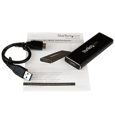 Gabinete Externo Usb 3.0 Carcasa Ssd M.2 A Usb 3.0 Superspeed Uasp Con Gabinete Protector - Convertidor Ngff De Unidad Ssd - Startech.Com Modelo Sm2ngffmbu33