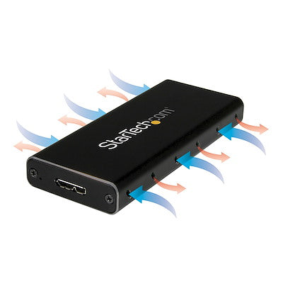 Gabinete Externo Usb 3.1 Carcasa Protectora De Disco Duro Usb A M.2 Ngff - Gabinete Caja De Ssd M.2 Para Ssds M.2 Sata - Startech.Com Modelo Sm21bmu31c3