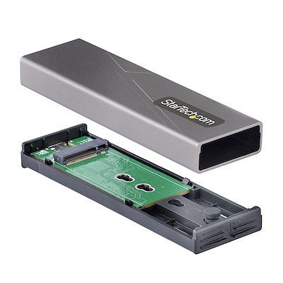 Gabinete Externo Usb-C 10gbps A Nvme M.2 O Ssd M.2 Sata Sin Herramientas Para Ssd M.2 Ngff Pcie, Sata De Aluminio - Cables Usb C O Usb-A – 2230, 2242, 2260, 2280 - Startech.Com Modelo M2-Usb-C-Nvme-Sata