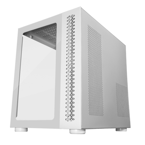 Gabinete Game Factor Atx Fishtank Doble Cristal, usb 3.0, Sin Fuente, Csg700-Wh