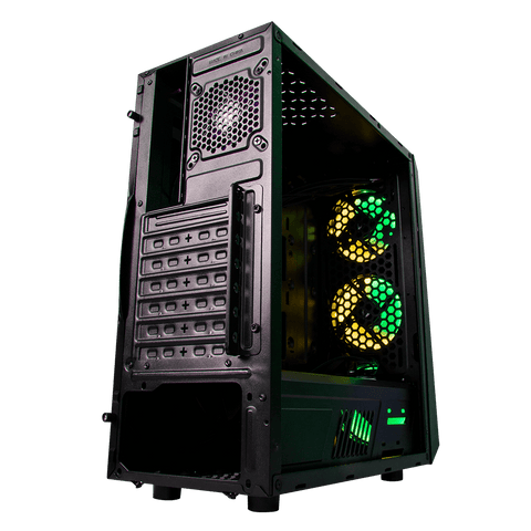 Gabinete Game Factor Atx Malla, Usb 3.0, 3vent 120mm Argb Sin Fte Csg502