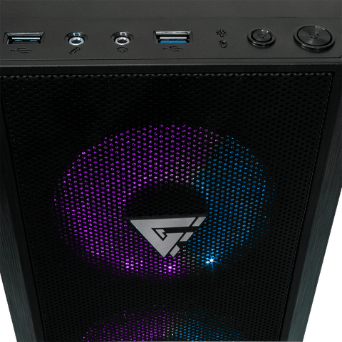Gabinete Game Factor Atx Malla, Usb 3.0, 3vent 120mm Argb Sin Fte Csg502