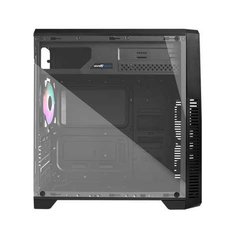 Gabinete Game Factor Atx,Usb 3.0, 1 Vent 120mm, Cristal Sin Fuente Csg300