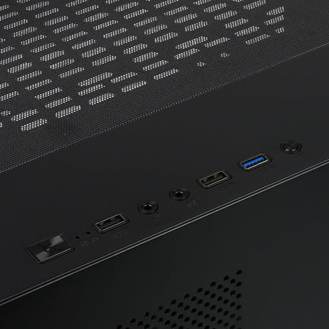 Gabinete Game Factor Matx Fishtank Doble Cristal Usb 3.0, Sin  Fuente Csg570