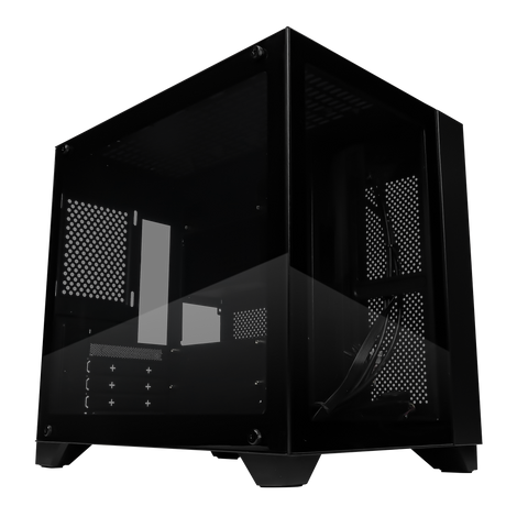 Gabinete Game Factor Matx Fishtank Doble Cristal Usb 3.0, Sin  Fuente Csg570