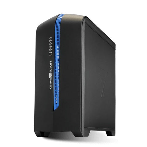 Gabinete Game Factor Rojo Matx Usb 3.0, 2 Vent 120mm Sin Fuente Csg500-Rd