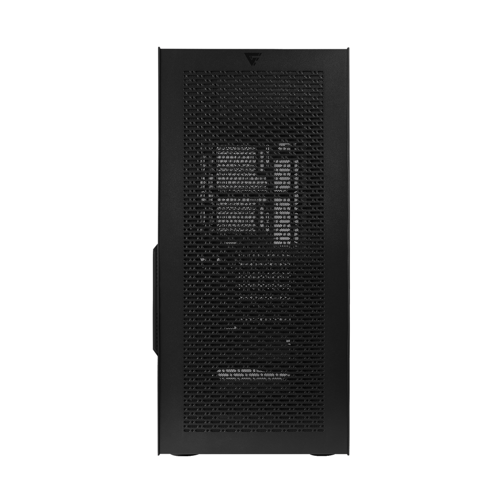 Gabinete Gamer Game Factor Csg800 Atx Lateral Modular Interactivo Rgb Con Ventana Usb3.0,  Sin Fte Negro