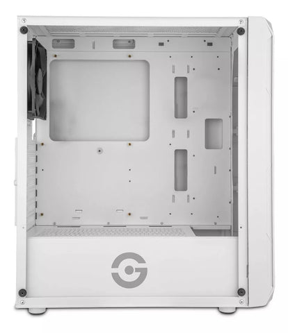 Gabinete Gamer Getttech Gcm-asgx1-01 Whitre Atx, 1 Ventilador, Usb 2.0 Y 3.0