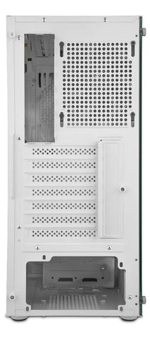 Gabinete Gamer Getttech Gcm-asgx1-01 Whitre Atx, 1 Ventilador, Usb 2.0 Y 3.0