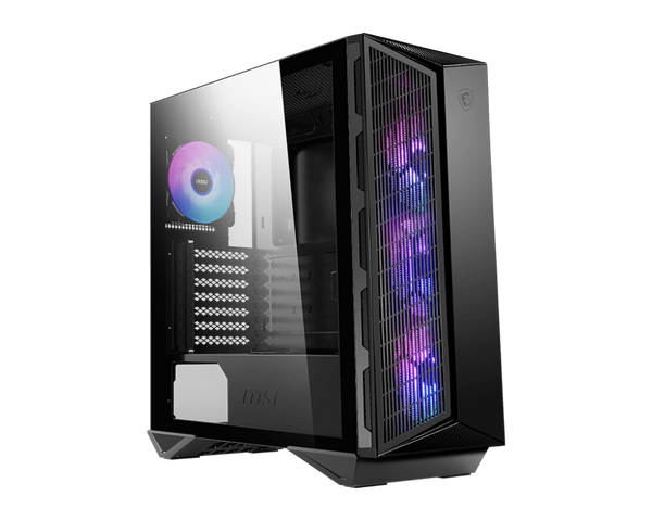 Gabinete Gamer Msi Mpg Gungnir 111r Black Mid Tower 3 Fan Argb