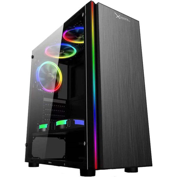 Gabinete Gamer Xzeal, Xz115, Atx, Micro-Atx, Mini-Itx, Negro - Xzcgb04b