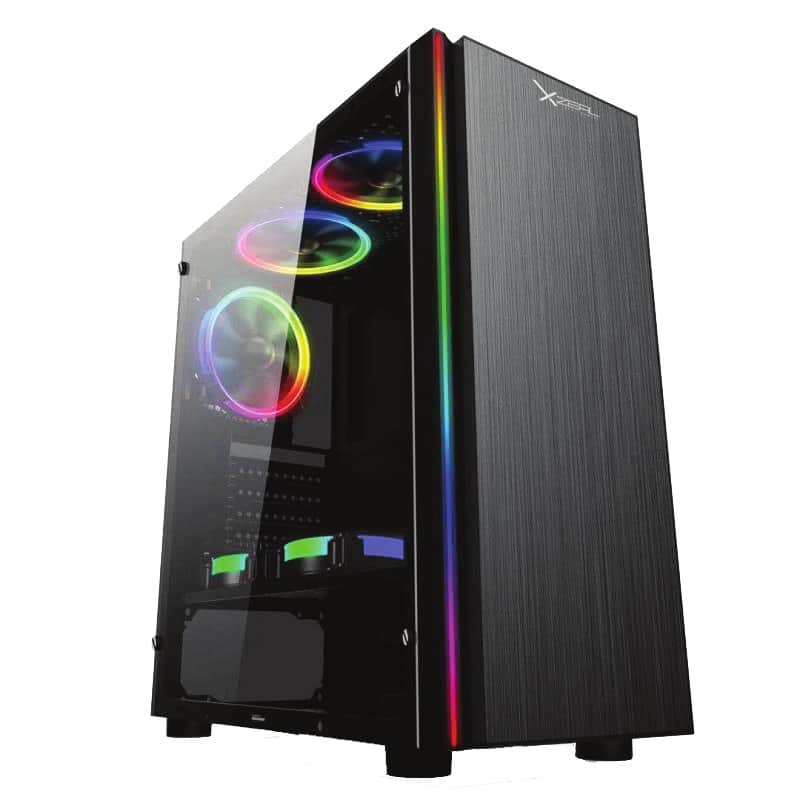 Gabinete Gamer Xzeal, Xz115, Atx, Micro-Atx, Mini-Itx, Negro - Xzcgb04b