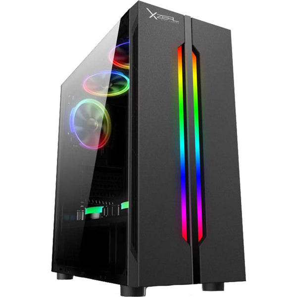 Gabinete Gamer Xzeal Xz120, Atx, Micro-Atx, Mini-Itx, Negro - Xzcgb03b